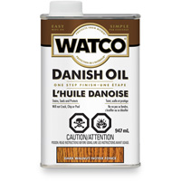 Huile danoise Watco, 947 ml, Noyer fonc&eacute;, Transparent Helyx Safety & Industrial Supplies