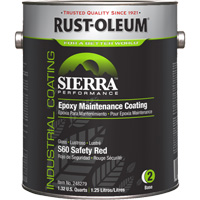 Sierra Performance S60 Maintenance Coating Base Component, 1 gal., Water-Based, Gloss, Red Helyx Safety & Industrial Supplies