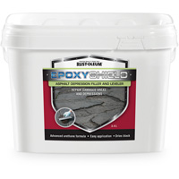Mat&eacute;riau de remplissage de d&eacute;pression et de nivellement pour asphalte EpoxyShield, Seau, Noir Helyx Safety & Industrial Supplies