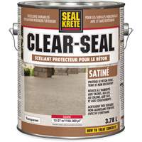 Produit d&eacute;tanch&eacute;it&eacute; protecteur Seal-Krete, 3,78 L, &agrave; l'ur&eacute;thane, Satin, Transparent Helyx Safety & Industrial Supplies