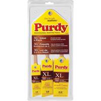Assortiment de pinceaux XL, Poly/nylon, Manche Bois Helyx Safety & Industrial Supplies