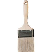 Pinceau pour murs et moulures One Coat, Soie blanche, Manche Bois, Largeur de 3" Helyx Safety & Industrial Supplies
