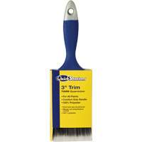 Pinceau &agrave; garniture Quick Solutions, Polyester, Manche Plastique, Largeur de 3" Helyx Safety & Industrial Supplies
