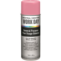 Peinture industrielle Work Day, Rose, Brillant, 10 oz, Canette a&eacute;rosol Helyx Safety & Industrial Supplies