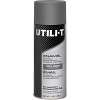 UTILI-T General Purpose Enamel Spray Paint, Grey Primer, 10 oz./283 g, Aerosol Can Helyx Safety & Industrial Supplies