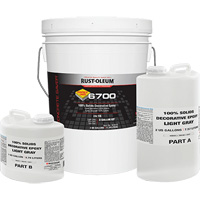 &eacute;poxy d&eacute;coratif 100 % de solides 6700, 3 gal., &eacute;poxy, Tr&egrave;s brillant, Gris Helyx Safety & Industrial Supplies