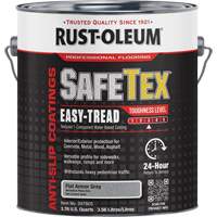 Rev&ecirc;tement d'acrylique SafeTex Easy-Tread, 1 gal., &agrave; l'eau, Plat/Textur&eacute;, Gris Helyx Safety & Industrial Supplies