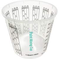 Plastic Paint Mixing Cup, 1.25 Litres Helyx Safety & Industrial Supplies