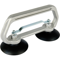 Appareils &agrave; ventouses - Ventouse double industrielle, 50 lb Capacit&eacute;, 4", Barre &agrave; tirer, 10" Longueur de la manche Helyx Safety & Industrial Supplies