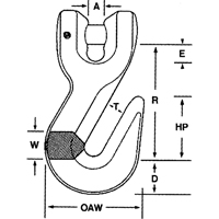 Alloy Steel Hooks Helyx Safety & Industrial Supplies