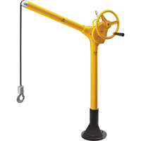 Hauts crochets &eacute;l&eacute;vateurs industriels avec base &agrave; ancrer, Capacit&eacute; 500 lb (0,25 tonne) Helyx Safety & Industrial Supplies