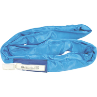 &eacute;lingues rondes, Bleu, 4" la x 8' lo, 23 000 lb Charge verticale Helyx Safety & Industrial Supplies