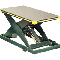 Table &eacute;l&eacute;vatrice hydraulique &agrave; ciseaux Backsaver, Acier, 24" la x 48" lo, Capacit&eacute; 2000 lb Helyx Safety & Industrial Supplies