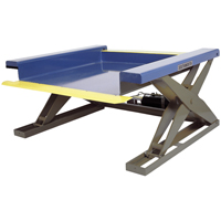 Tables &eacute;l&eacute;vatrices hydrauliques pr&egrave;s du sol, Acier, Capacit&eacute; de 2000 lb Helyx Safety & Industrial Supplies