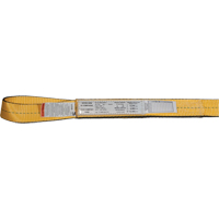 Nylon Slings, Single Ply, Double Eye, Type 3, 2" W x 3' L, 3100 lbs. Vertical Load Limit Helyx Safety & Industrial Supplies