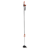 Mini Lever Hoist, 15' Lift, 500 lbs. (0.25 tons) Capacity, Steel Chain Helyx Safety & Industrial Supplies