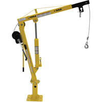 Grue &agrave; fl&egrave;che pour camion actionn&eacute;e par treuil, Capacit&eacute; de 500 lb (0,25 tonne), Limite de 102' Helyx Safety & Industrial Supplies