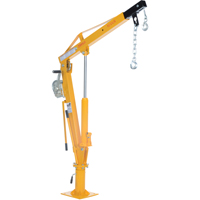 Grue &agrave; fl&egrave;che pour camion actionn&eacute;e par treuil, Capacit&eacute; de 1000 lb (0,5 tonne), Limite de 86-1/2" Helyx Safety & Industrial Supplies