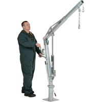 Grue &agrave; fl&egrave;che pour camion actionn&eacute;e par treuil, Capacit&eacute; de 500 lb (0,25 tonne), Limite de 99" Helyx Safety & Industrial Supplies
