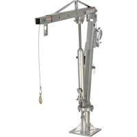 Grue &agrave; fl&egrave;che pour camion actionn&eacute;e par treuil, Capacit&eacute; de 1000 lb (0,5 tonne), Limite de 97" Helyx Safety & Industrial Supplies