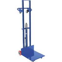 Gerbeur hydraulique &agrave; plateforme, M&eacute;canisme Pompe au pied, Capacit&eacute; de 400 lb, Levage max de 51-1/8" Helyx Safety & Industrial Supplies