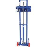 Gerbeur hydraulique &agrave; plateforme, M&eacute;canisme Pompe au pied, Capacit&eacute; de 400 lb, Levage max de 51-1/8" Helyx Safety & Industrial Supplies