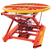 Spring Operated Pallet Positioner and Leveler, 43-1/2" L x 43-1/2" W, 4500 lbs. Cap. Helyx Safety & Industrial Supplies