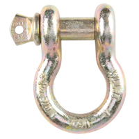 Manille d'ancrage &agrave; vis, 3/8", Cheville &agrave; vis, Chromat&eacute; jaune Helyx Safety & Industrial Supplies