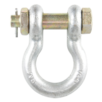 Manille d'ancrage &agrave; boulon, 1/4", Type de boulon, Galvanis&eacute; &agrave; chaud Helyx Safety & Industrial Supplies