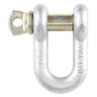 Manille d'ancrage &agrave; chaîne, 1-1/8", Cheville &agrave; vis, Galvanis&eacute; &agrave; chaud Helyx Safety & Industrial Supplies
