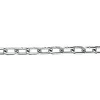 Straight Link Chain, Low Carbon Steel, 1/8" x 350' (106.7 m) L, Grade 30, 400 lbs. (0.2 tons) Load Capacity Helyx Safety & Industrial Supplies