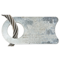 Wire Rope Lifting Sling - Eye & Eye Helyx Safety & Industrial Supplies
