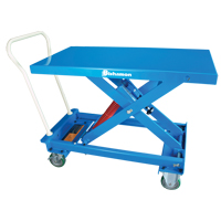 Table de travail mobile avec nivellement automatique &agrave; ciseaux MobiLeveler, 27-3/5" lo x 17-4/5" la, Acier, Capacit&eacute; 220 lb Helyx Safety & Industrial Supplies