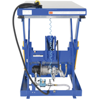 Hydraulic Scissor Lift Table, Steel, 60" L x 30" W, 3000 lbs. Cap. Helyx Safety & Industrial Supplies