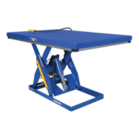 Hydraulic Scissor Lift Table, Steel, 48" L x 24" W, 3000 lbs. Cap. Helyx Safety & Industrial Supplies
