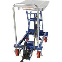 Pneumatic Hydraulic Scissor Lift Table, Steel, 32-1/2" L x 19-3/4" W, 1000 lbs. Cap. Helyx Safety & Industrial Supplies