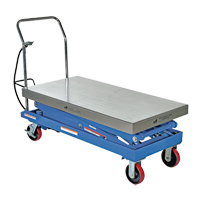 Pneumatic Hydraulic Scissor Lift Table, Steel, 47-1/4" L x 24" W, 1500 lbs. Cap. Helyx Safety & Industrial Supplies