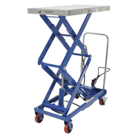Pneumatic Hydraulic Scissor Lift Table, Steel, 35-1/2" L x 20" W, 800 lbs. Cap. Helyx Safety & Industrial Supplies