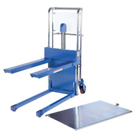 Gerbeur Hefti-Lift, M&eacute;canisme Pompe au pied, Capacit&eacute; de 400 lb, Levage max de 44" Helyx Safety & Industrial Supplies