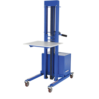 Gerbeur &agrave; levage rapide, M&eacute;canisme &eacute;lectrique, Capacit&eacute; de 400 lb, Levage max de 57" Helyx Safety & Industrial Supplies