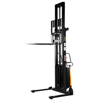 Fork Lift Stacker, Electric Operated, 2000 lbs. Capacity, 150" Max Lift Helyx Safety & Industrial Supplies