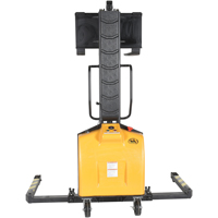 Narrow Mast Powered Lift Stacker, Electric Operated, 1500 lbs. Capacity, 63" Max Lift Helyx Safety & Industrial Supplies