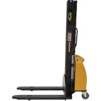 Gerbeur motoris&eacute; avec m&acirc;t &eacute;troit, Fonctionnement &eacute;lectrique, Capacit&eacute; 1000 lb, Lev&eacute;e max 63" Helyx Safety & Industrial Supplies