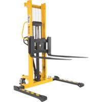 Gerbeur hydraulique manuel, Fonctionnement Pompe manuelle, Capacit&eacute; 2000 lb, Lev&eacute;e max 63" Helyx Safety & Industrial Supplies