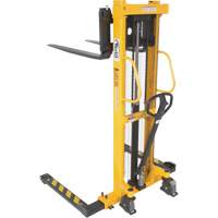 Gerbeur hydraulique manuel, Fonctionnement Pompe manuelle, Capacit&eacute; 2000 lb, Lev&eacute;e max 63" Helyx Safety & Industrial Supplies