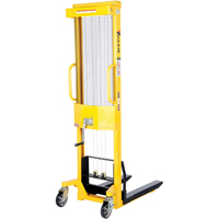 Gerbeur manuel, Fonctionnement Treuil manuel, Capacit&eacute; 770 lb, Lev&eacute;e max 60" Helyx Safety & Industrial Supplies