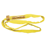 Polyester Round Sling, Yellow, 2-1/2" W x 3' L, 9000 lbs. Vertical Load Helyx Safety & Industrial Supplies