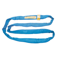 Polyester Round Sling, Blue, 4" W x 8' L, 23000 lbs. Vertical Load Helyx Safety & Industrial Supplies