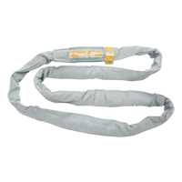 Polyester Round Sling, Grey, 4" W x 6' L, 32000 lbs. Vertical Load Helyx Safety & Industrial Supplies
