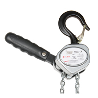 Mini Lever Hoist, 5' Lift, 1100 lbs. (0.55 tons) Capacity, Zinc Plated Chain Helyx Safety & Industrial Supplies